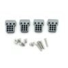 4pcs CNC Metal Shock Absorber Mount Adjust Height Angle Stand For 1/12 RC Crawler (Titanium)