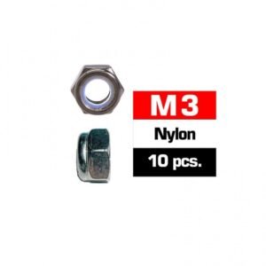 M3 NYLON LOCKNUTS (10 pcs)
