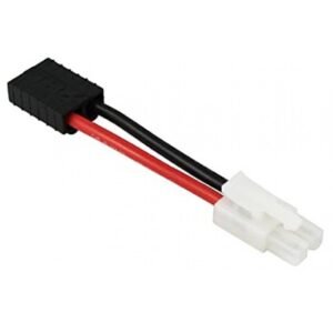 POWER ADAPTER LEAD TAMIYA SOCKET TO TRX PLUG 14AWG SILICONE WIRE - 1 PC