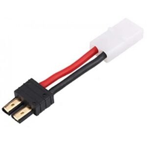 POWER ADAPTER LEAD TAMIYA PLUG TO TRX SOCKET 14AWG SILICONE WIRE - 1 PC