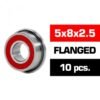 5X8X2.5MM"HS" RUBBER SEALED BEARING SET (10PCS)