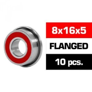 8X16X5MM "HS" FLANGED SEALED BEARING SET (10PCS)