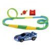 WL / XK Whistling Car - 375cm, 3 loops, bridge - blue (model: WL/2239-BLU)