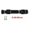 INJORA Metal Heavy-Duty Drive Shaft for 1/10 RC Crawler 66-80mm