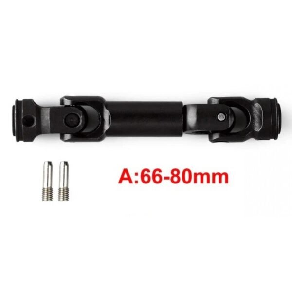 INJORA Metal Heavy-Duty Drive Shaft for 1/10 RC Crawler 66-80mm