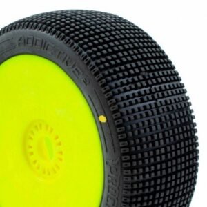 ADDICTIVE V2 BUGGY C2 (SOFT) PRE-MOUNTED YELLOW (2PCS.)