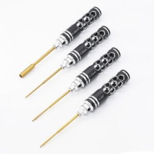 AXIAL SCX24 HSS HONEY COMB WRENCH TOOL HEX 0.05´´/1.3/1.5MM, SOCKET 4.0MM (4PCS)