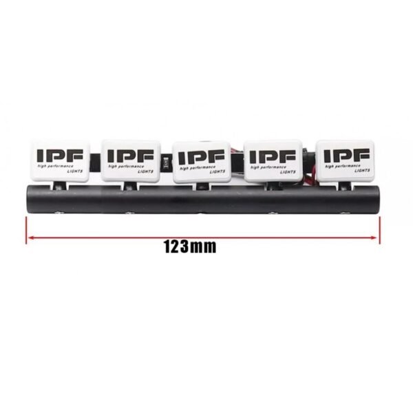 Barra Luz 5 LED RC 1/10 "IPF"