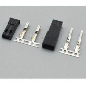 BEC connector, Male + Female Black (5 pairs)