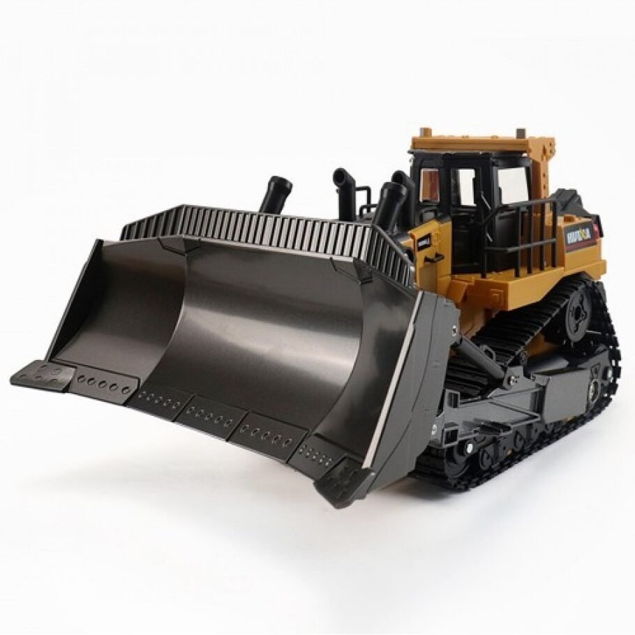 BULLDOZER EXCAVADORA CON ORUGA Y ESCARIFICADORA HUINA1569 1/16 2.4HGZ