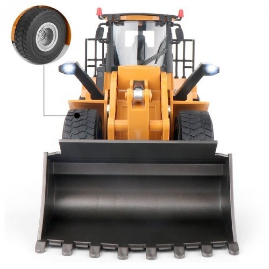 HUINA 1567 1:24 2.4G 9CH RC WHEEL LOADER - Image 3