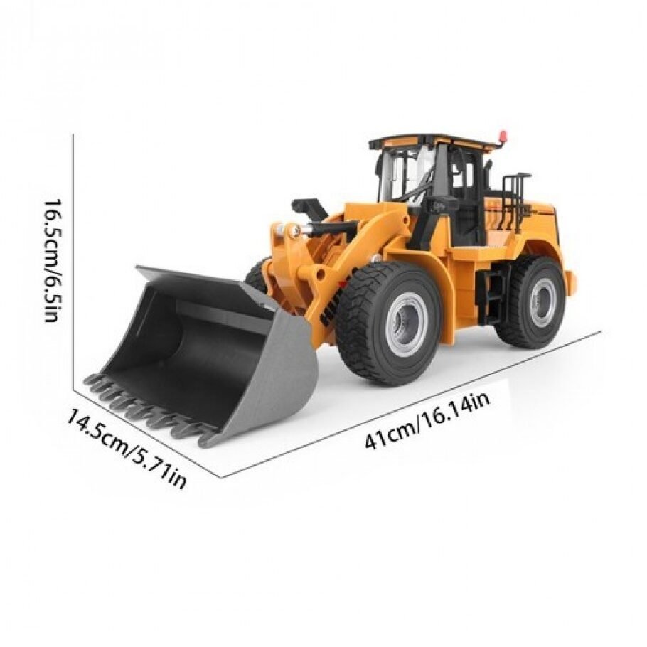 HUINA 1567 1:24 2.4G 9CH RC WHEEL LOADER - Image 6