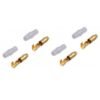 Connecteur  cuivre moteur 4mm (Male) set 4 pc