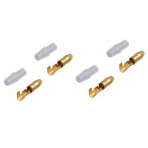 Connecteur  cuivre moteur 4mm (Male) set 4 pc