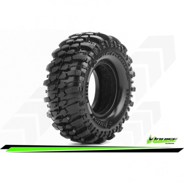 CR-CHAMP - 1:18/1:24 Crawler Tires Super Soft for 1.0 Wheels (2) - LR-T3366VI - Image 2