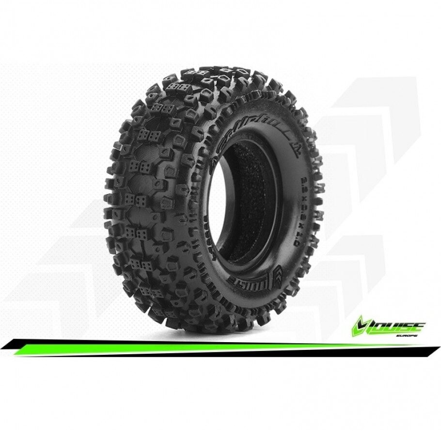 CR-UPHILL - 1:18/1:24 Crawler Tires Super Soft for 1.0 Wheels (2) - L-T3369VI - Image 2