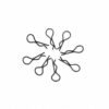 BODY CLIP 1/8 Black (8)