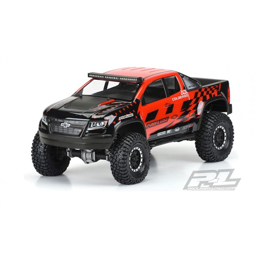 PROLINE CHEVY COLORADO ZR2 CLEAR BODY FOR 313MM CRAWLER