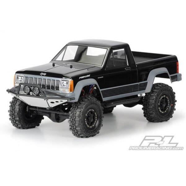 PROLINE JEEP COMANCHE FULL BED BODYSHELL 313MM W/BASE CRAWLER