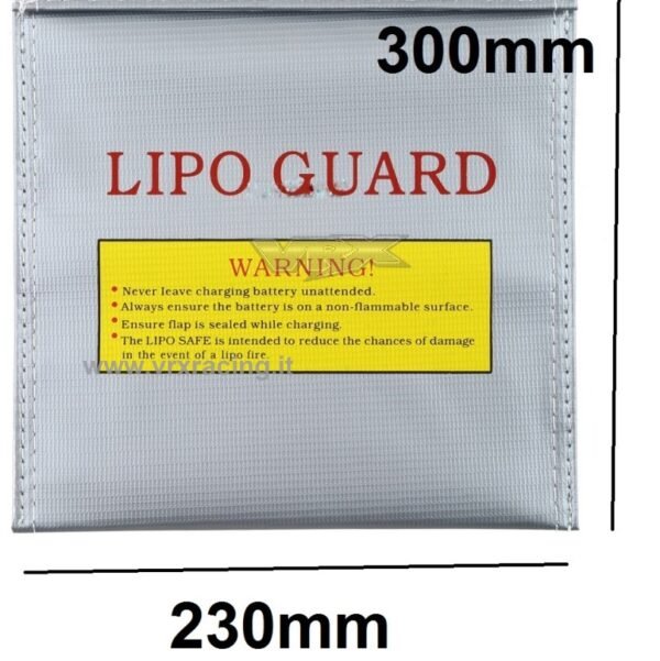 300*230mm Fiberglass Lipo Battery Fireproof Protective Flat Bag - Image 3