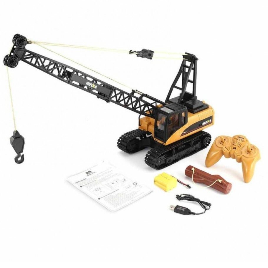 HUINA 1572 1/14 SCALE RC CRAWLER CRANE 2.4G 15CH w/HOOK - Image 2