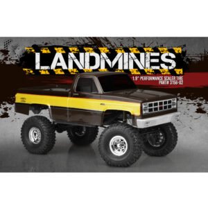 Alternative view of JConcepts Landmines - green force compound - 1.9" performance scaler tire