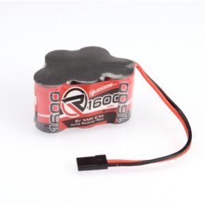 RUDDOG 1600mAh 6.0V NiMH 2/3A Hump Receiver Pack