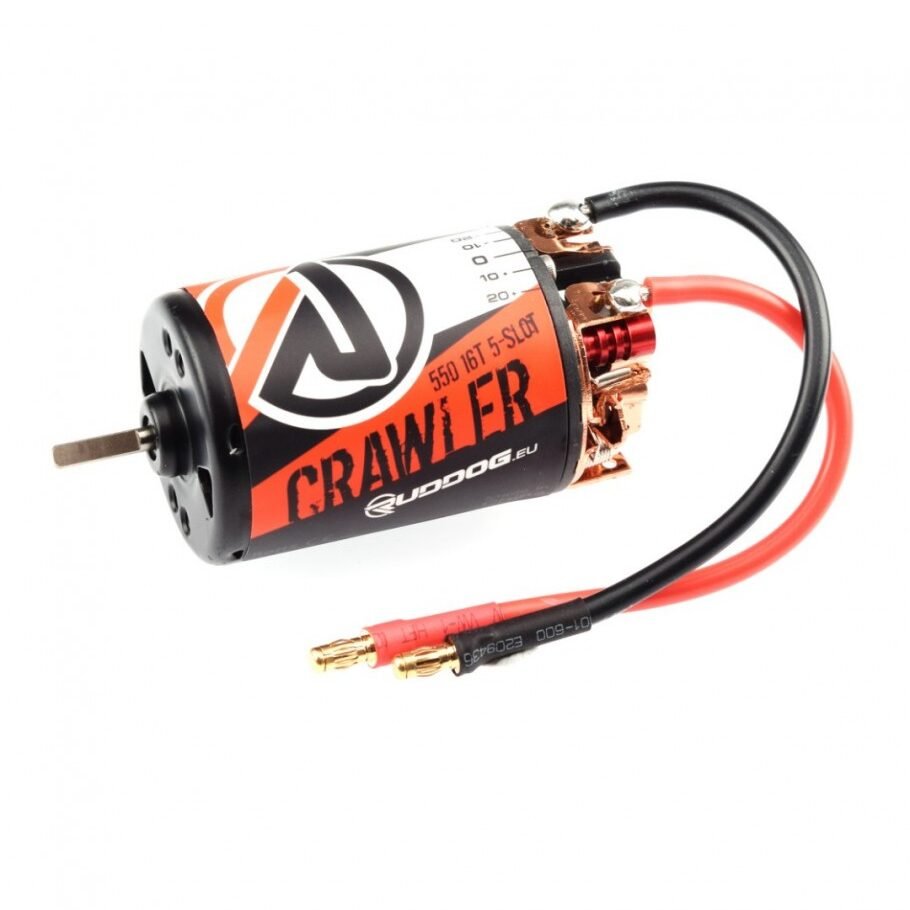 RUDDOG Crawler 550 16T 5-Slot Brushed Motor