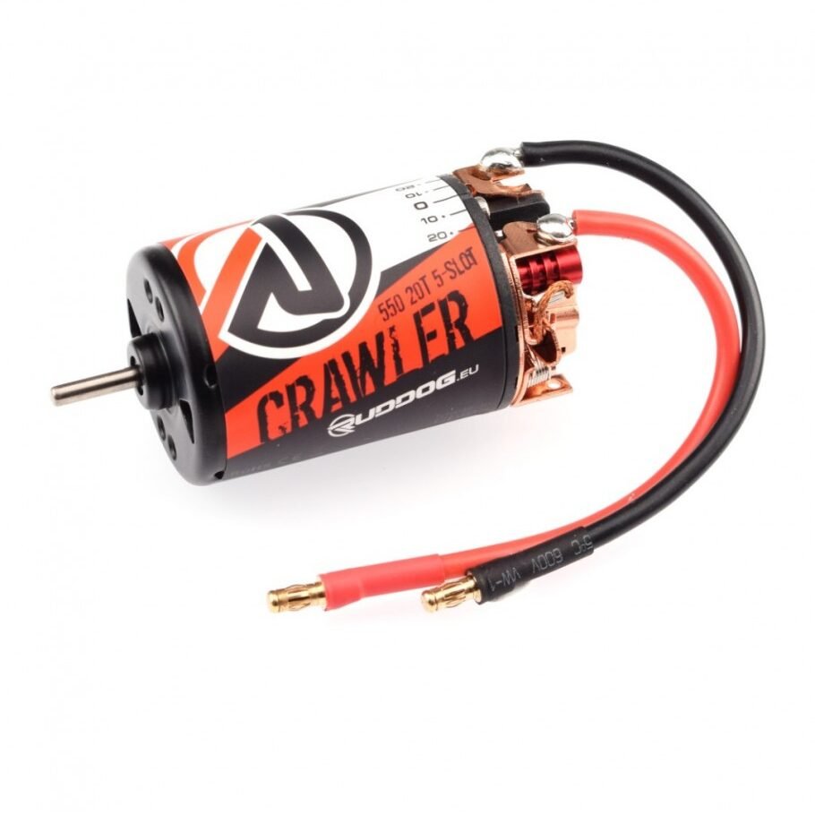 RUDDOG Crawler 550 20T 5-Slot Brushed Motor - Image 2