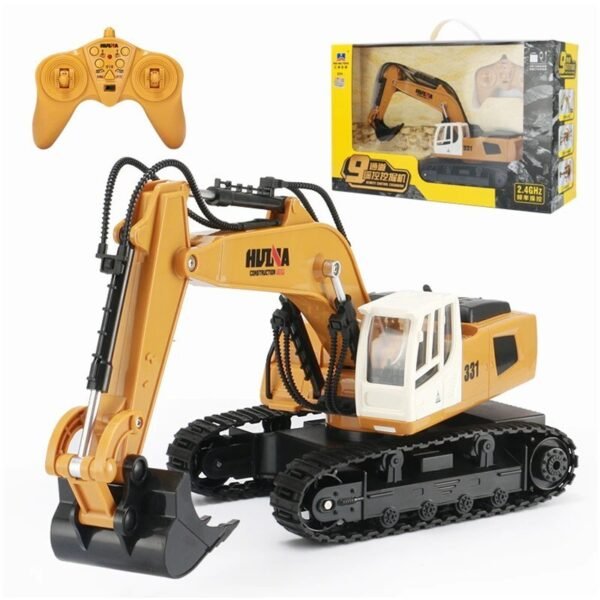HUINA 2.4G 9CH RC EXCAVATOR 1:18