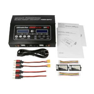 Alternative view of SkyRC D400 AC/DC LiPo 1-7S 20A 2x200W Charger