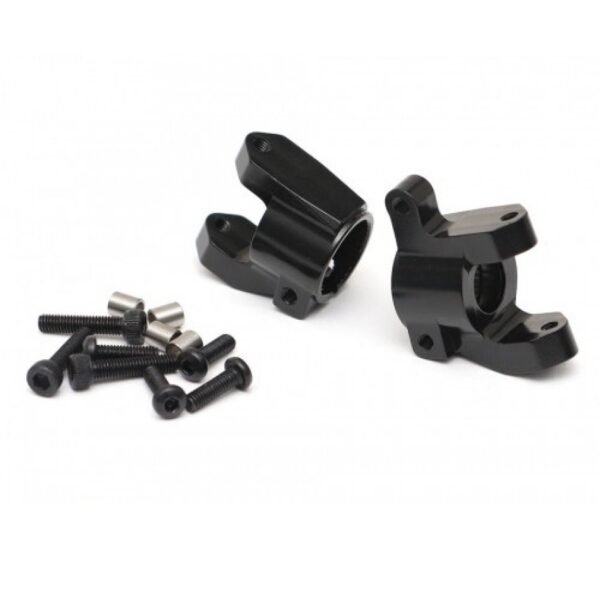 Element RC Aluminum Front C-hub (2) Black for Element RC Enduro