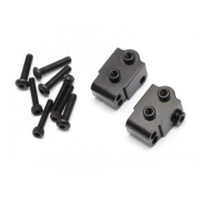 Element RC Aluminum Rear Low 4-Link Mount (2) Black for Element RC Enduro