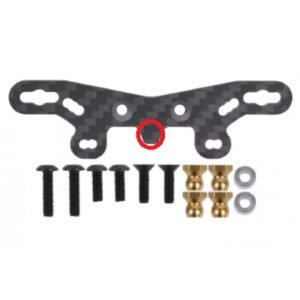 Alternative view of Front Damper Stay TT02 TYPE-SR, TT-02D 1/10 RC