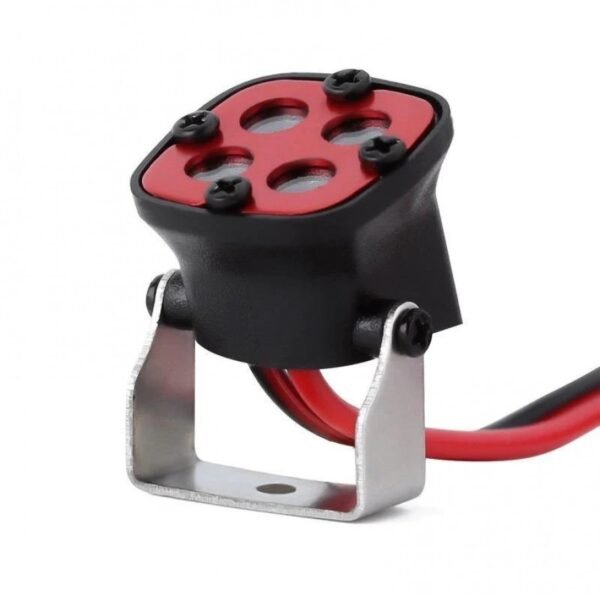 INJORA LED Roof Lights Headlights Round Spotlight for 1/10 RC Crawler - Image 5