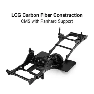Alternative view of INJORA Front Mounted Transmission LCG Carbon Fiber Chassis Kit for 1/10 RC Crawlers (INC-10F)