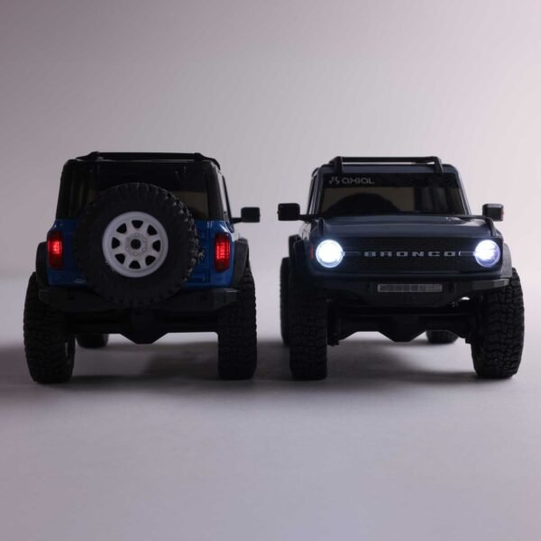 1/30 SCX30 Ford Bronco 4X4 RTR Brushed Rock Crawler (Battery & Charger Included), Blue - Image 5