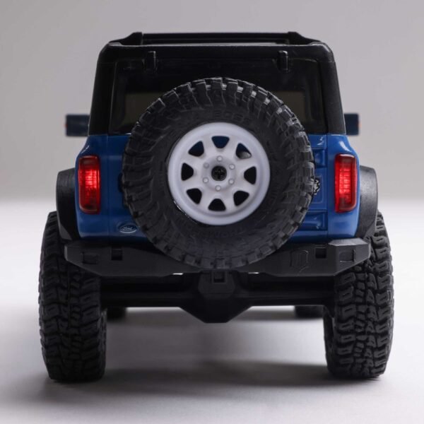 1/30 SCX30 Ford Bronco 4X4 RTR Brushed Rock Crawler (Battery & Charger Included), Blue - Image 6