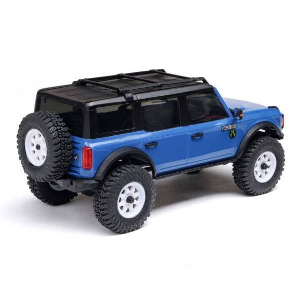 1/30 SCX30 Ford Bronco 4X4 RTR Brushed Rock Crawler (Battery & Charger Included), Blue - Image 24
