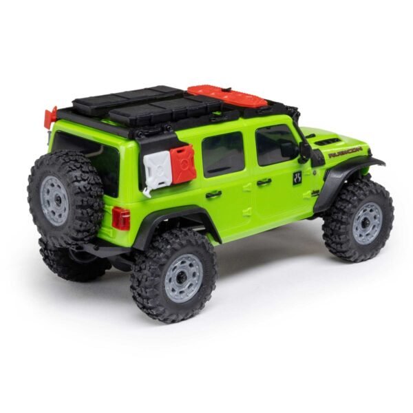 1/30 SCX30 Jeep Wrangler JLU 4X4 RTR Brushed Rock Crawler (Battery & Charger Included), Green - Image 27