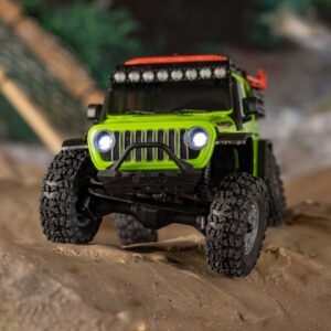 Alternative view of 1/30 SCX30 Jeep Wrangler JLU 4X4 RTR Brushed Rock Crawler (Battery & Charger Included), Green