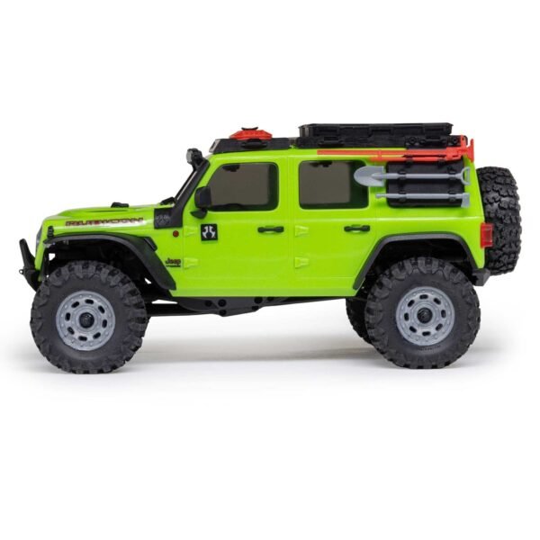 1/30 SCX30 Jeep Wrangler JLU 4X4 RTR Brushed Rock Crawler (Battery & Charger Included), Green - Image 33