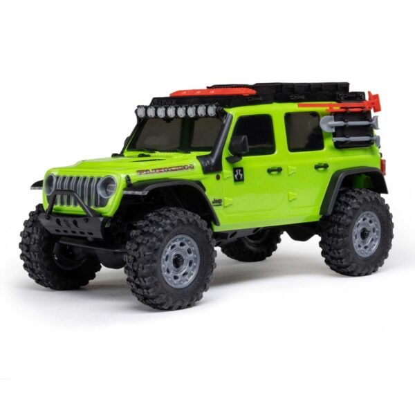 1/30 SCX30 Jeep Wrangler JLU 4X4 RTR Brushed Rock Crawler (Battery & Charger Included), Green - Image 32