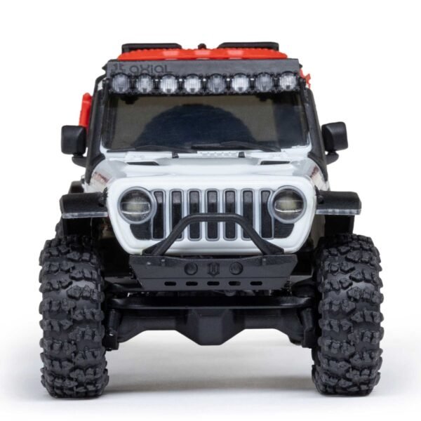 1/30 SCX30 Jeep Wrangler JLU 4X4 RTR Brushed Rock Crawler (Battery & Charger Included), White - Image 21