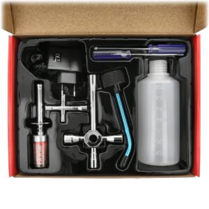 Alternative view of Robitronic Nitro Starterkit (Glow Starter 200mAh, Fuel Bottle, Tools)