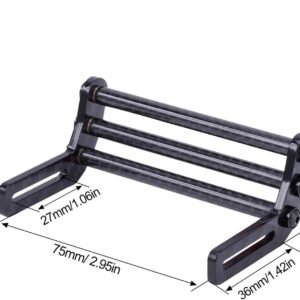 Alternative view of 1/10 LCG Crawler Carbon Fiber Front Bumper
