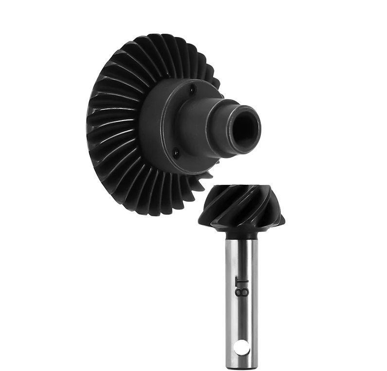 INJORA Steel Helical Gears for SCX10 (8T/33T Gears Underdrive 11%) - Image 3