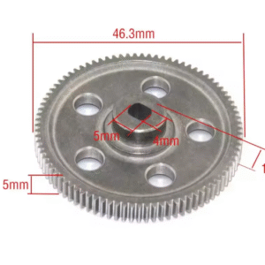 Alternative view of Metal spur gear 87T for RGT 86100 & 18000