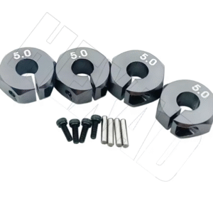 ALUMINIUM 12MM WHEEL HUB (5mm Titanium) 4pcs