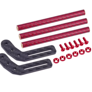 1/10 LCG Crawler Carbon Fiber Front Bumper (red)